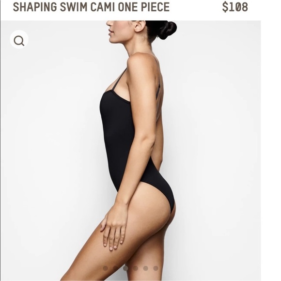 Skims Shaping One Piece Swimsuit Black - Picture 2 of 8